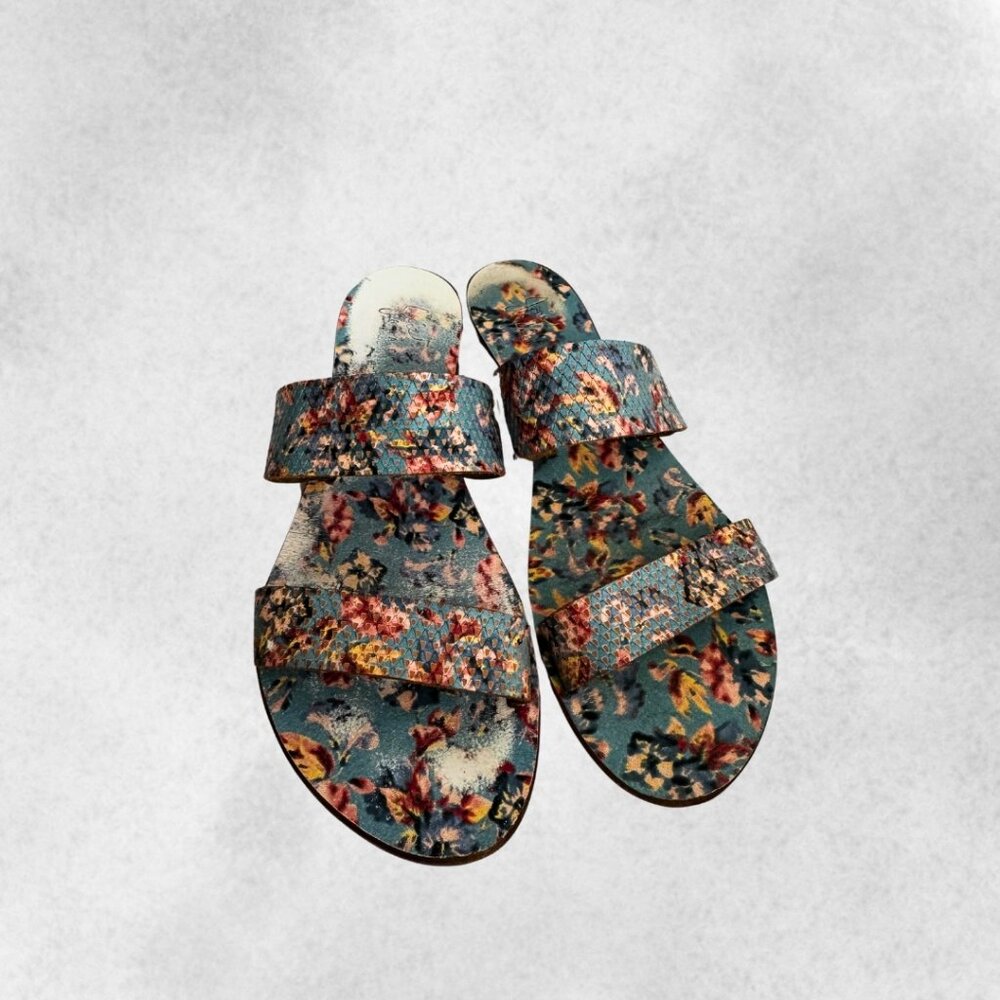 Joie Floral Print Sandals - Picture 2 of 4